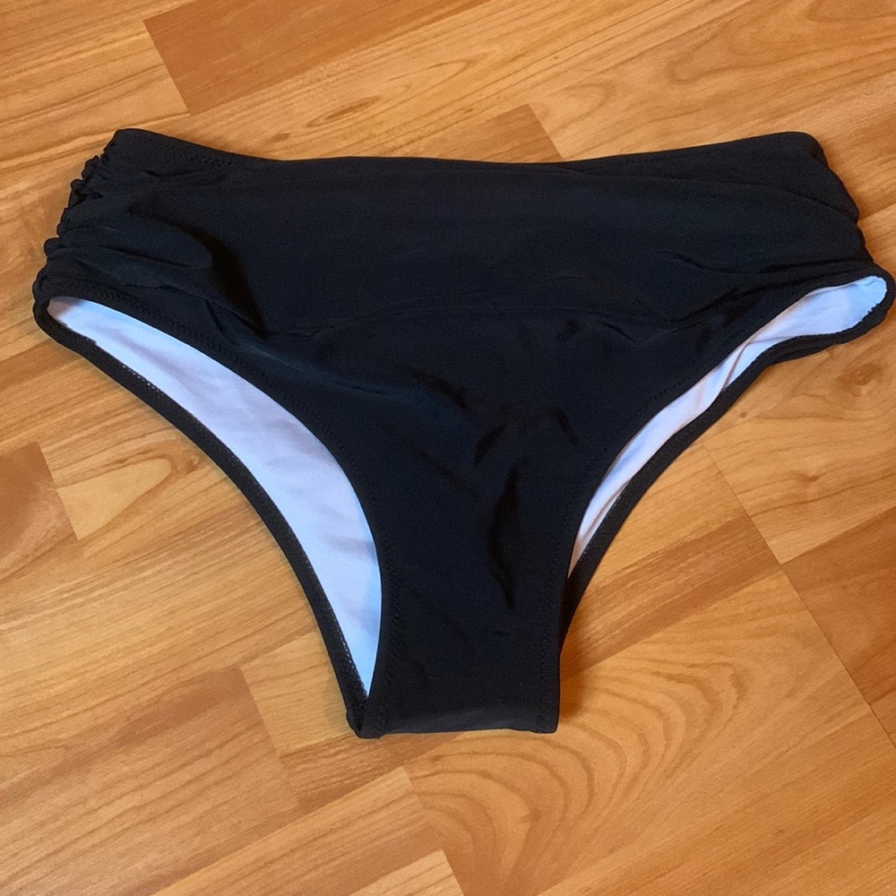 High Waisted Black Bikini Bottoms! New with tags!!